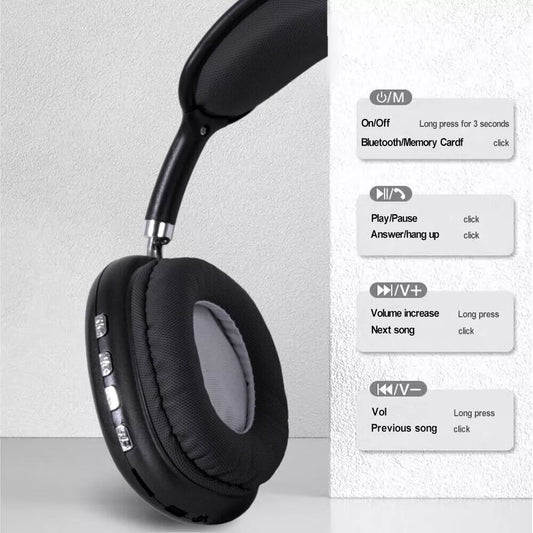 Wireless Headphones with Clear Stereo Sound & Noise Reduction - Luxivelle