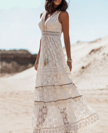 Lightweight Floral Long Sundress for Women