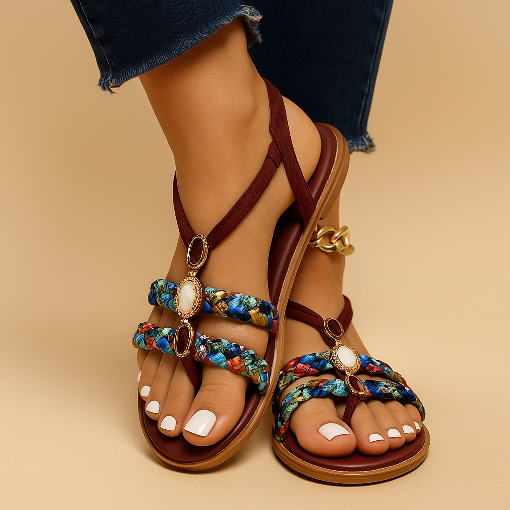 Fashionable Pearl Sandals for Women - Luxivelle