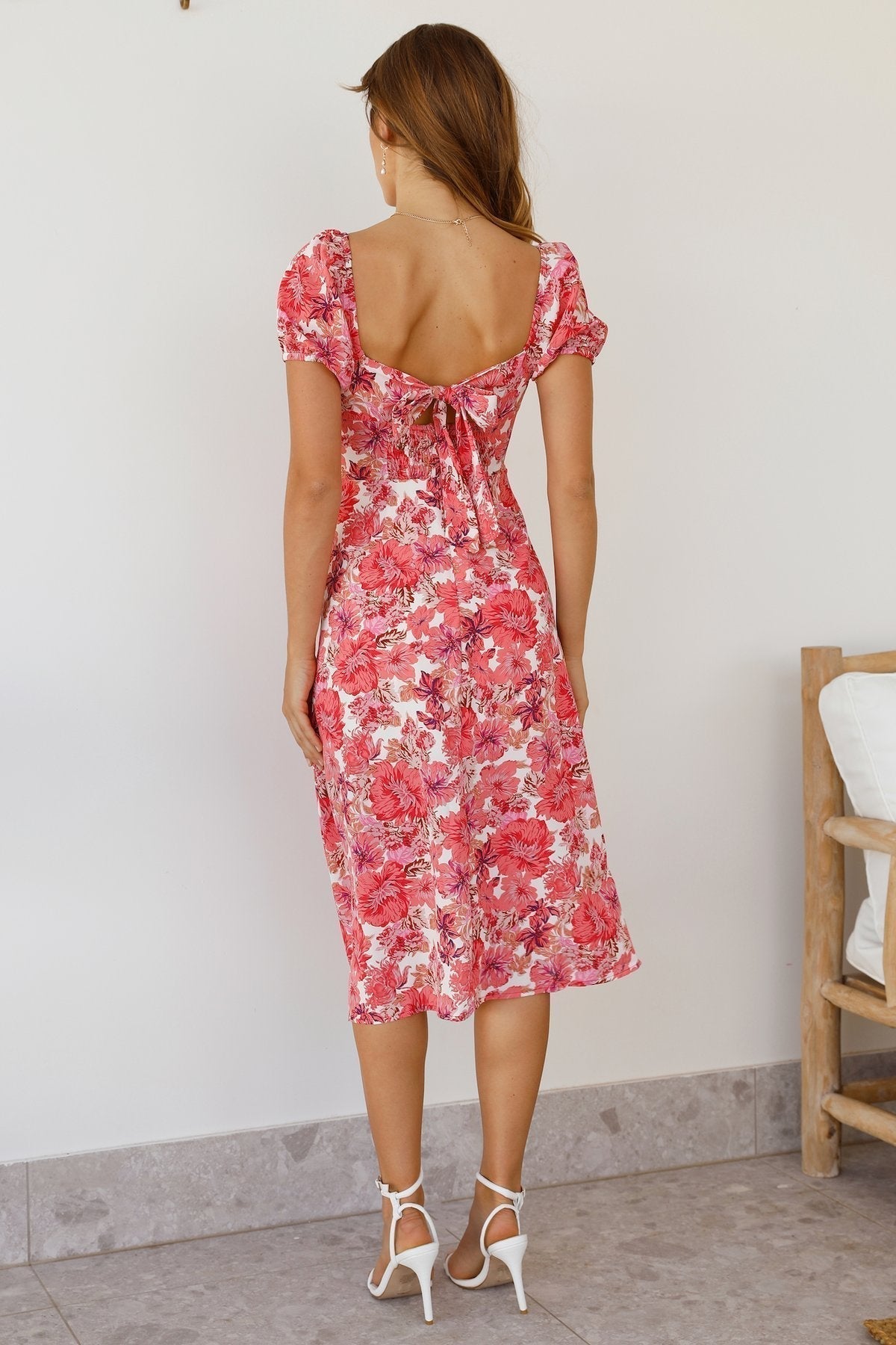 Harper | Floral Print Midi Dress