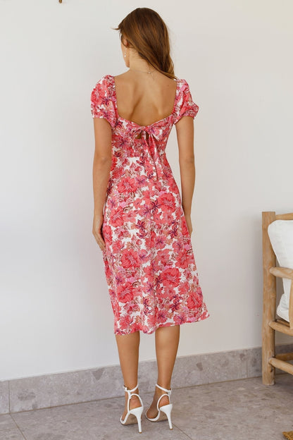 Harper | Floral Print Midi Dress