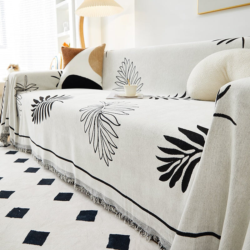 Soft Floral Couch Throw Cover - Durable Waterproof Fabric - Luxivelle