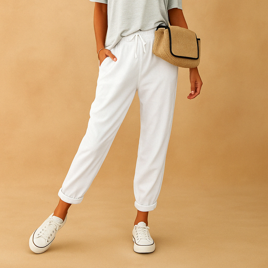 Women’s breathable wide leg pants with airy fabric and loose fit, ideal for warm weather, work, or casual wear.
