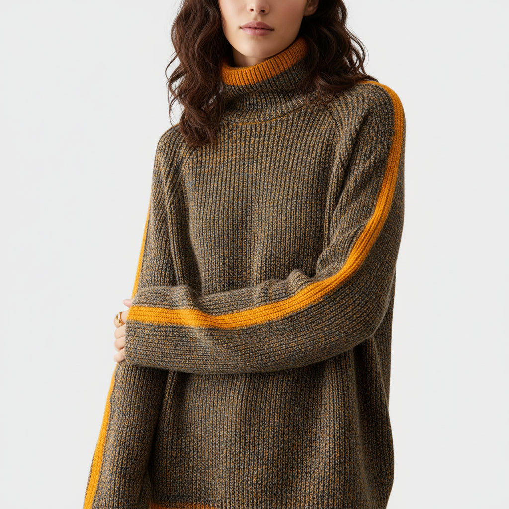 Classic Women's Crew Neck Pullover Sweater - Luxivelle