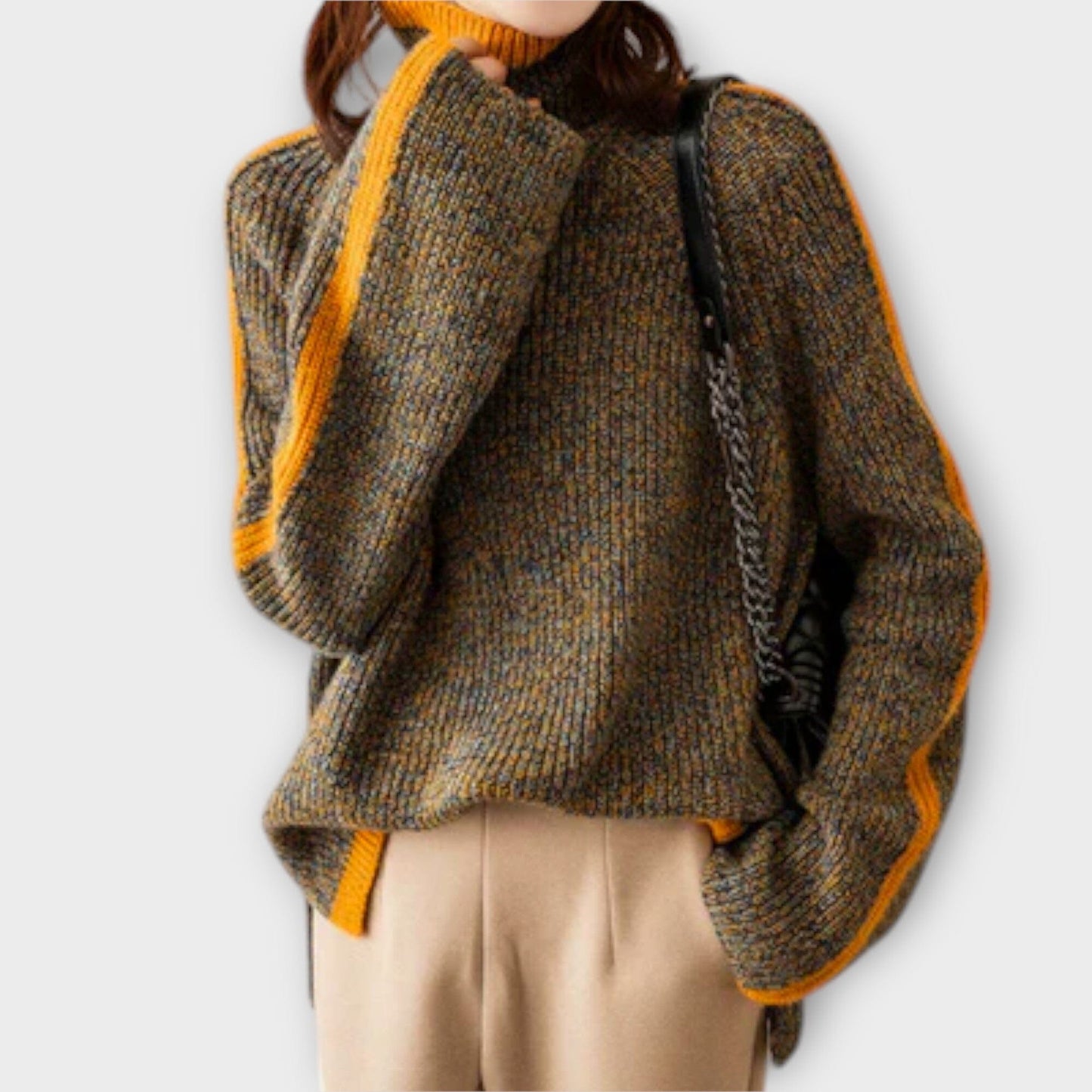 Classic Women's Crew Neck Pullover Sweater