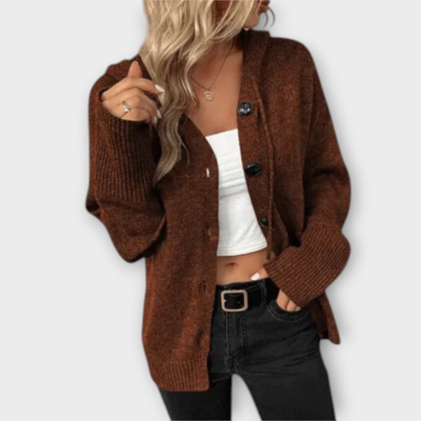 Cozy Cable Knit Cardigan