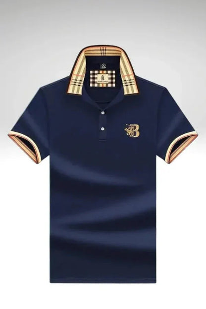 Men's Classic Slim Fit Polo Shirt - Luxivelle