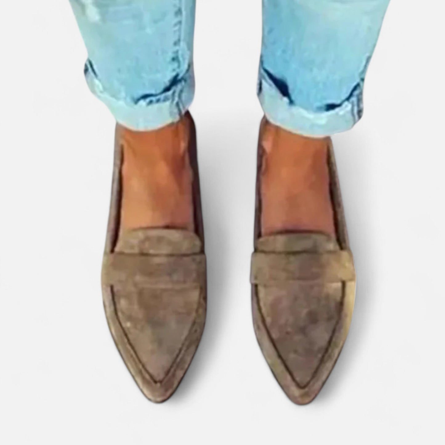 Ladies Classic Pointed Slip-On Shoes
