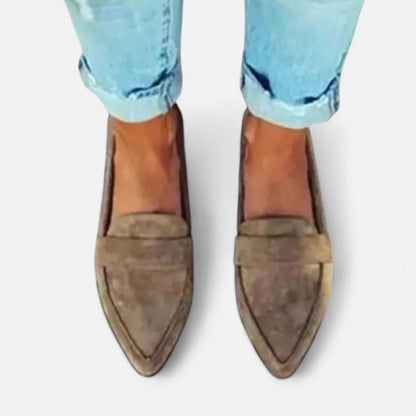 Ladies Classic Pointed Slip-On Shoes
