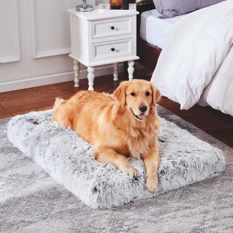Supportive Dog Bed - Brown, Large to Extra Large Sizes - Luxivelle