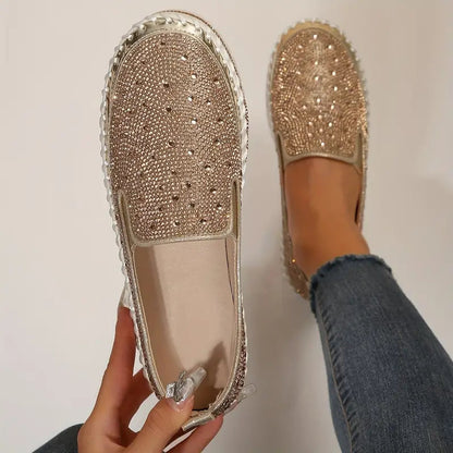 Sparkly Women's Glitter Slip On Shoes