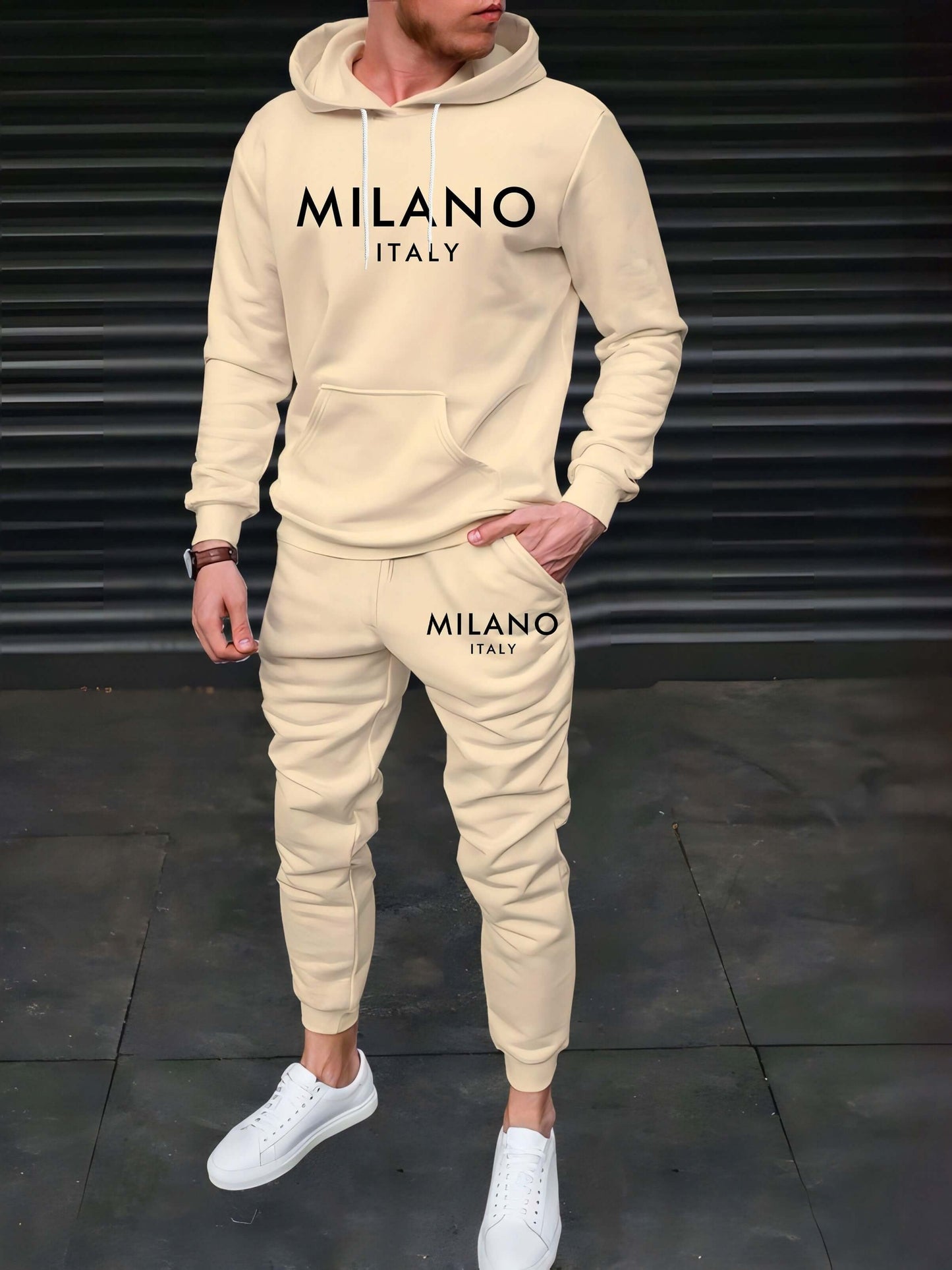 Men's Luxury Sweatpants Hoodie Outfit