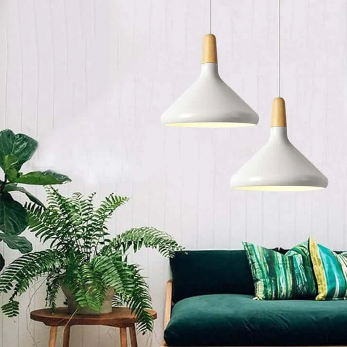 Sleek Metal Hanging Light