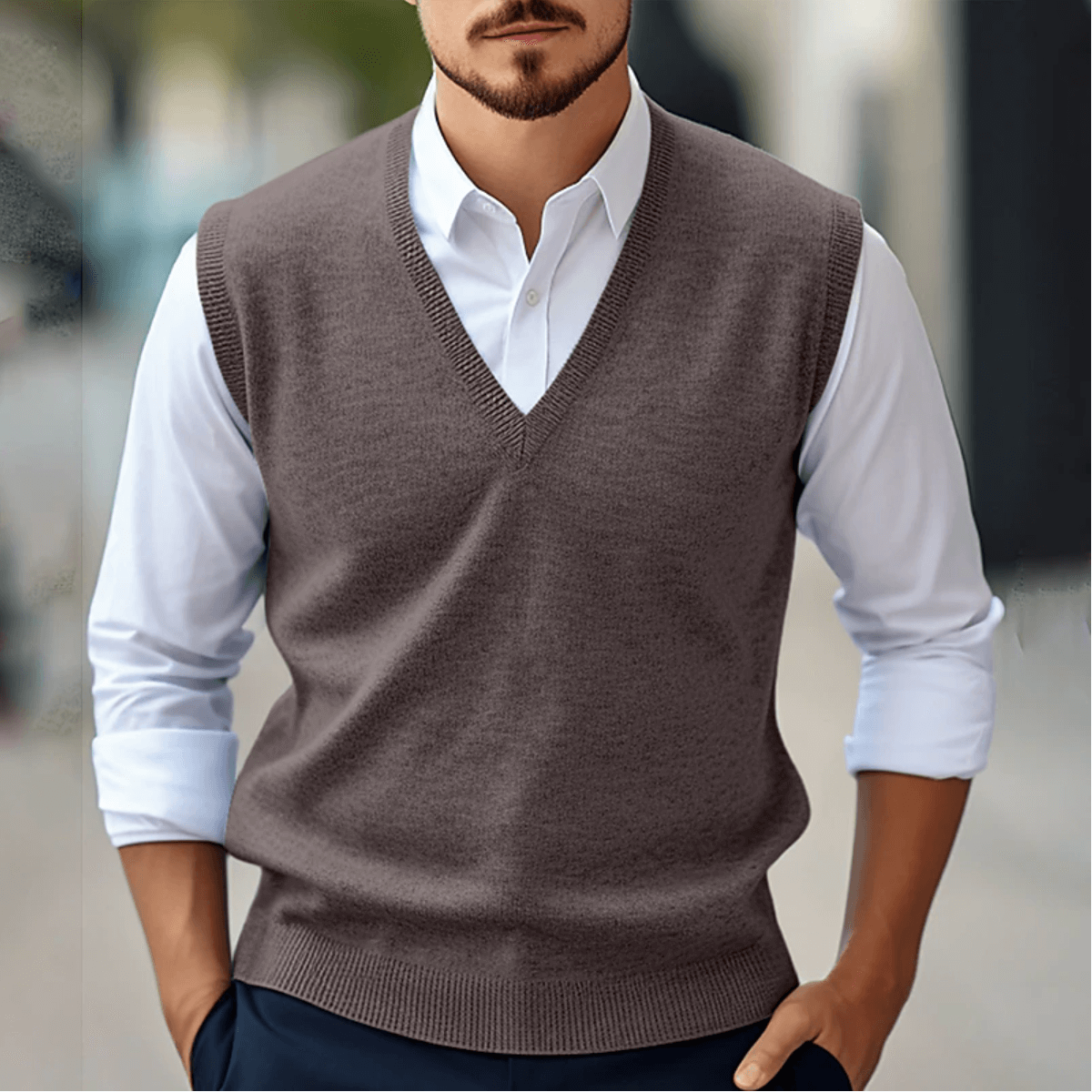 Tank Top Crew Neck Jumper
