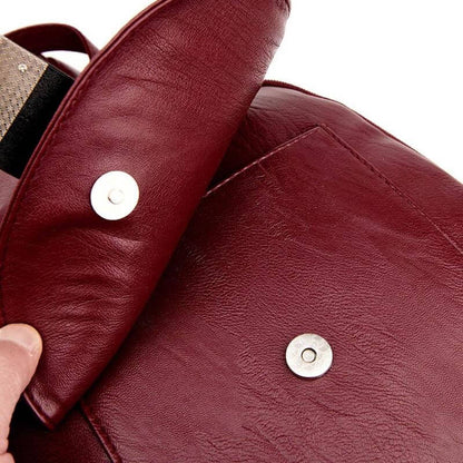 Secure Women's Leather Rucksack - Soft Genuine Sheepskin Backpack