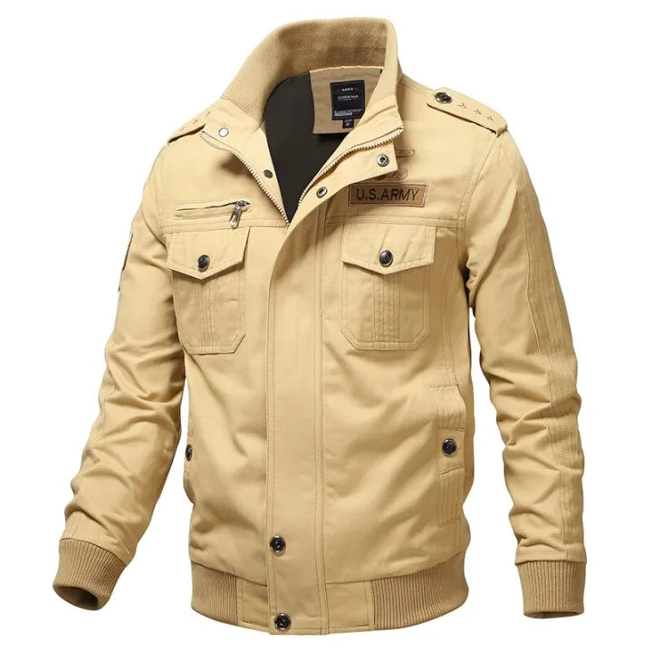 John | Zipper Breast Pocket Suede Jacket