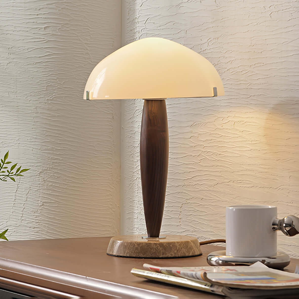 Stylish Wooden Desk Table Lamp