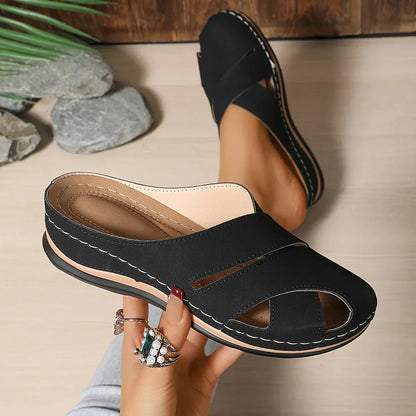 Fashionable High Heel Wedge Sandals