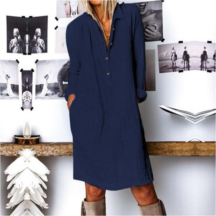 Lightweight Natural Summer Dress - Luxivelle