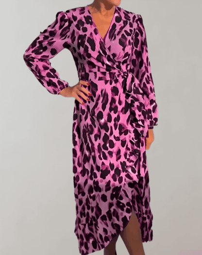 Fashionable Animal Print Sundress for Women