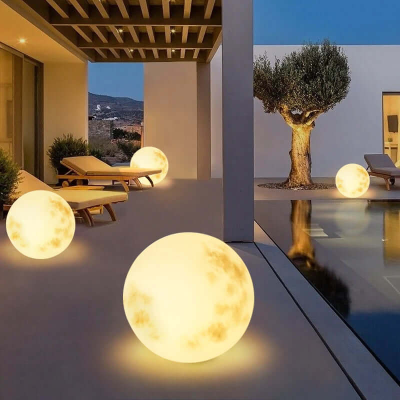 Glowing LED Moon Night Light