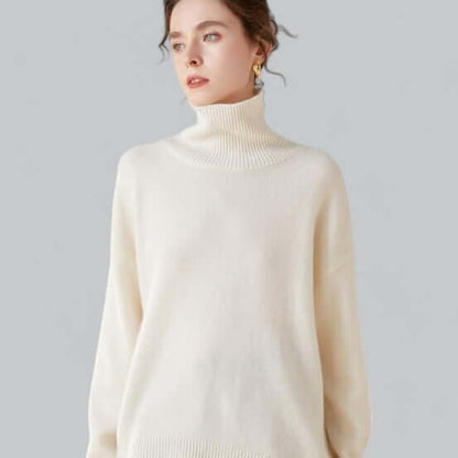 Women's Soft Crew Neck Sweater Top - Luxivelle