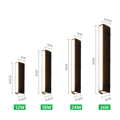Durable Weatherproof LED Exterior Wall Lamp
