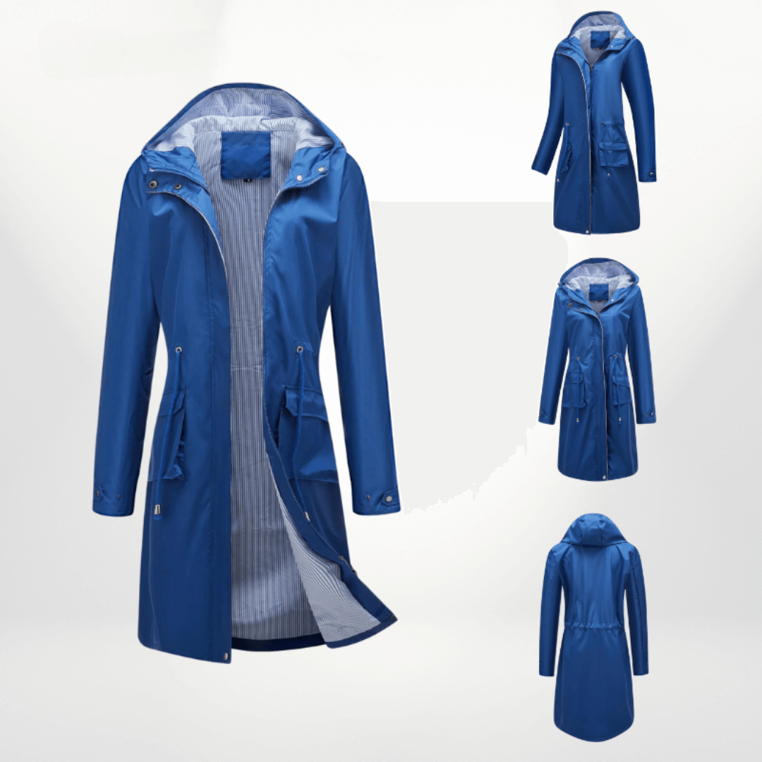 Ladies Long Waterproof Rain Coat