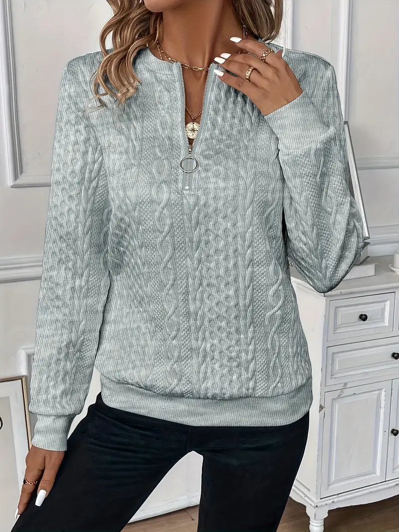 Diana | Zip-up sweater