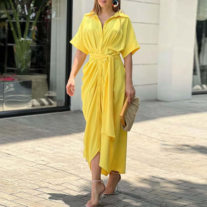 Ladies Floral Sundress with Ruffles