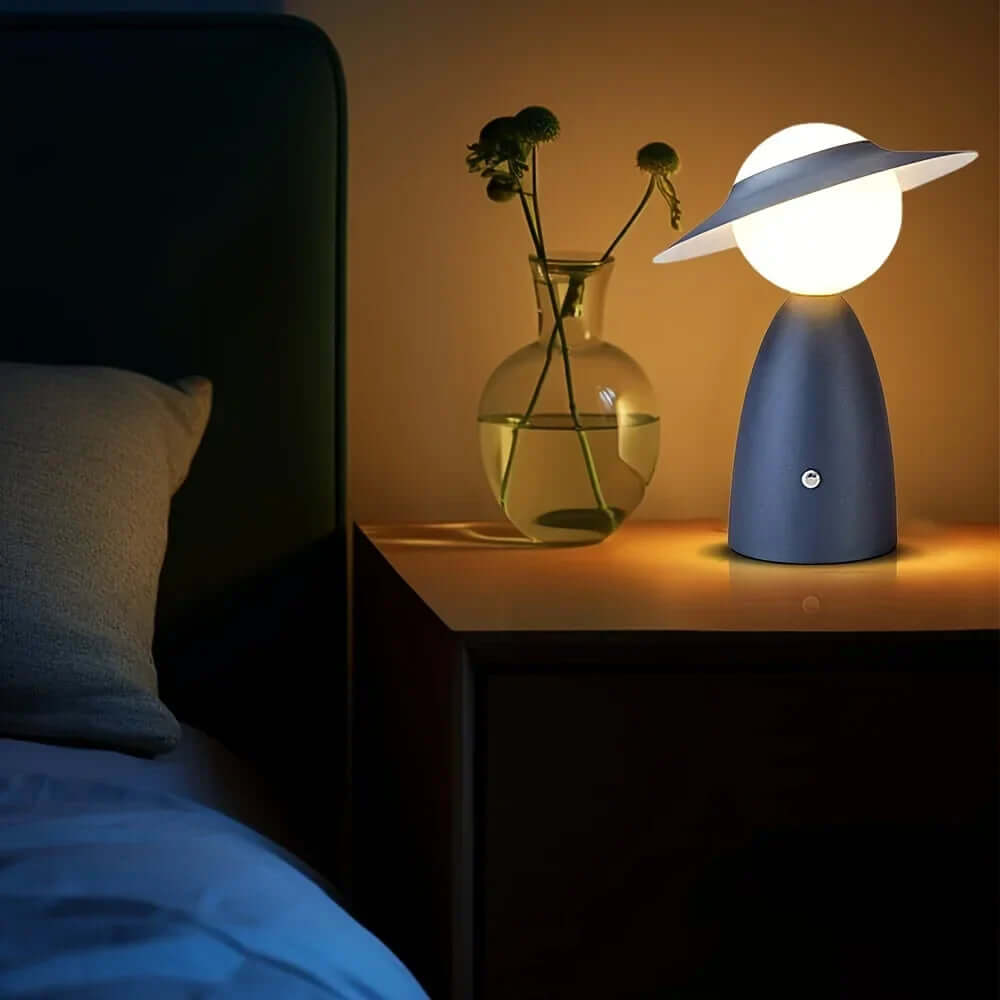 Smart LED Desk Lamp with USB Charger