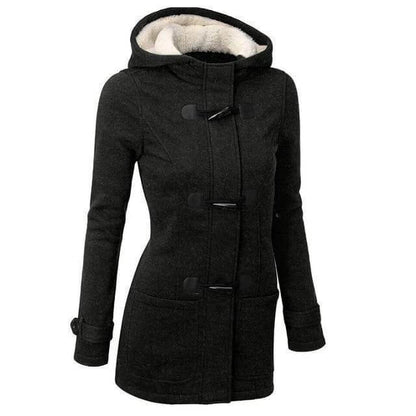 Soft Women's Fleece Hoodie Coat - Luxivelle