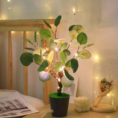 Stylish LED Table Lamp with Planter Pot