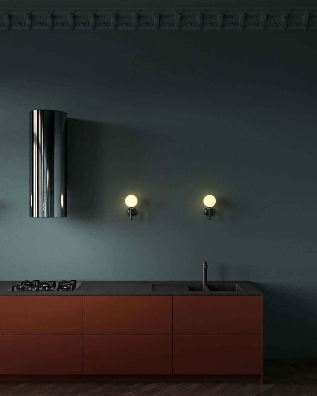 Stylish Glass Wall Light Fixture