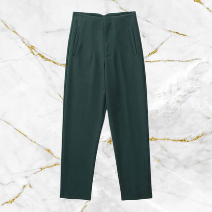 Classic Fit High Waist Women's Office Pants
