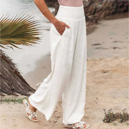 Loose Fit Summer Linen Pants