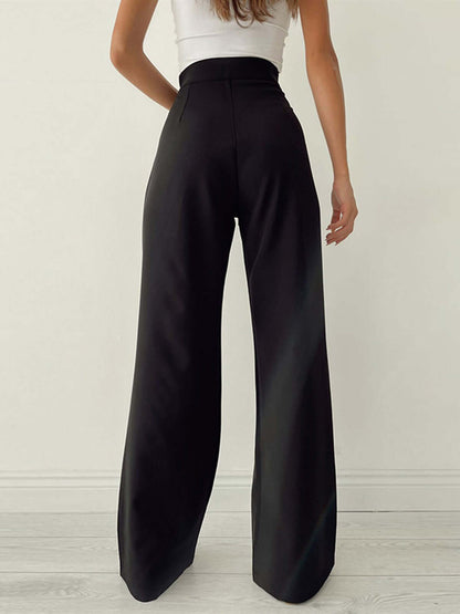 Comfortable Loose Fit High Waisted Palazzo Pants