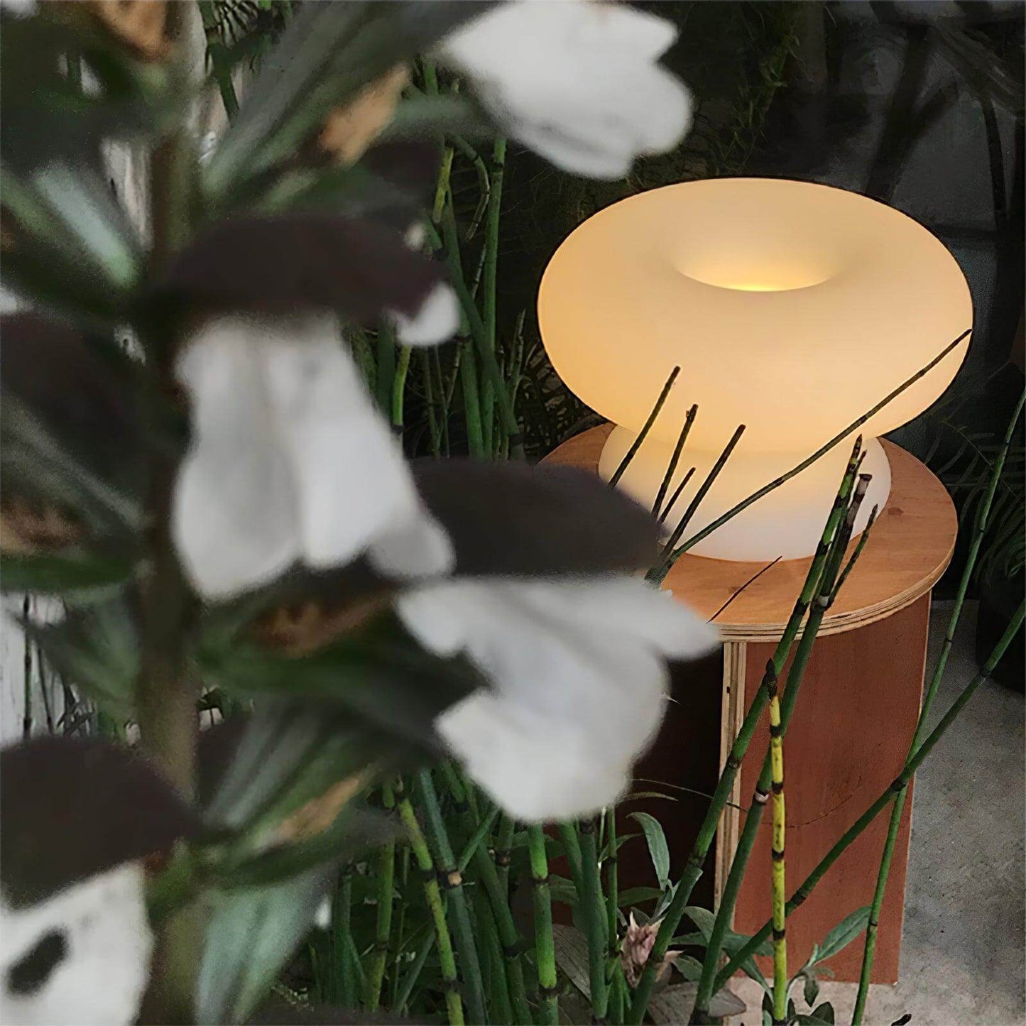Stylish Metal Base Round Desk Lamp