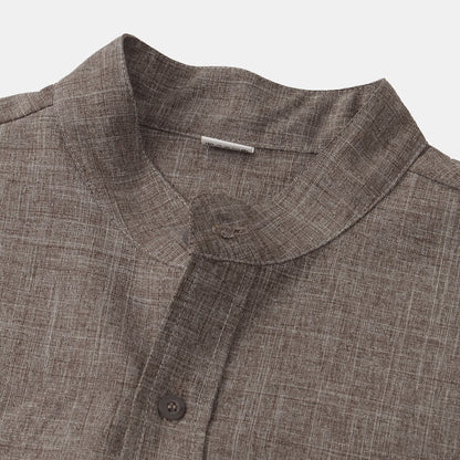 Men's Breathable Short Sleeve Relaxed Fit Casual Shirt