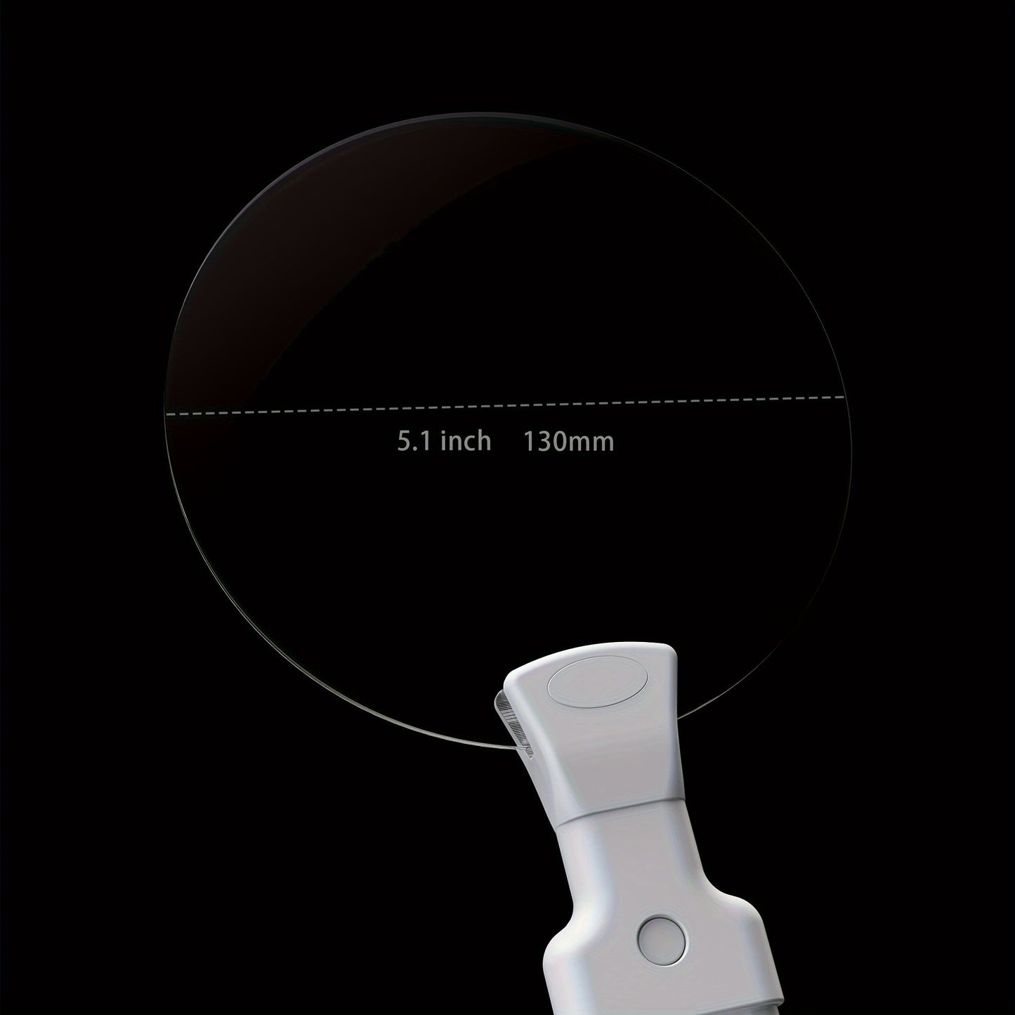 Easy Grip Magnifying Glass - Adjustable Hands Free Reader