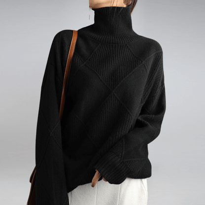 Soft Crew Neck Oversized Cashmere Sweater