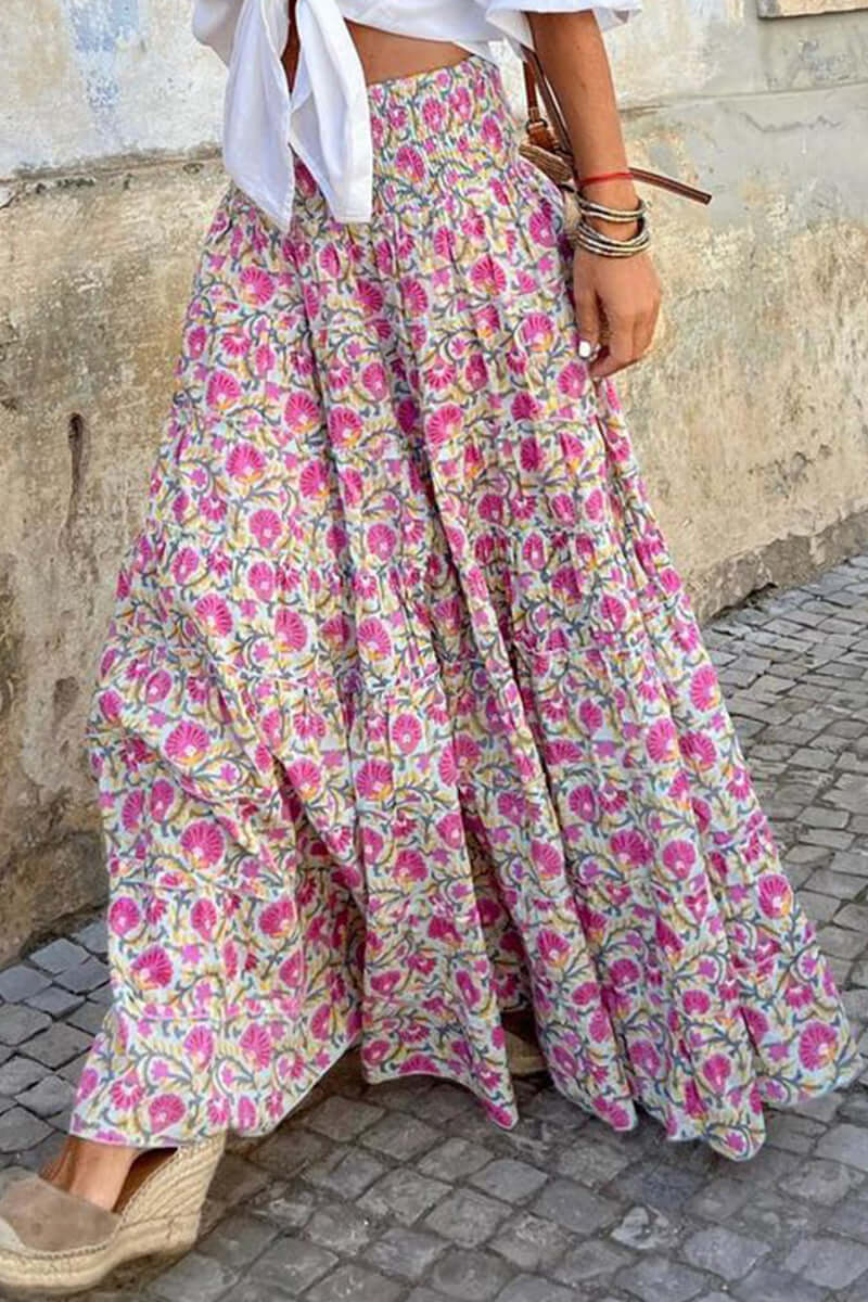 Fashionable Mid Length A-Line Skirt for Ladies