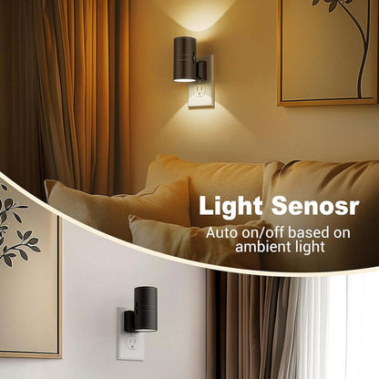 Smart LED Bedside Lamp with Auto Switch