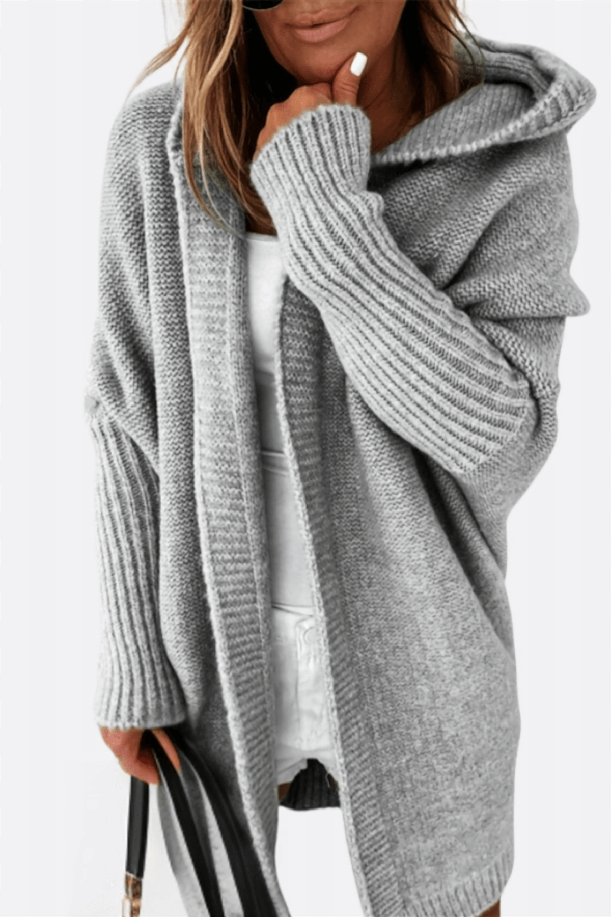 Ladies' Warm Cable Knit Jacket