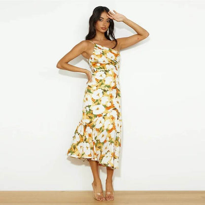 Chic Off-The-Shoulder Knee Length Dress