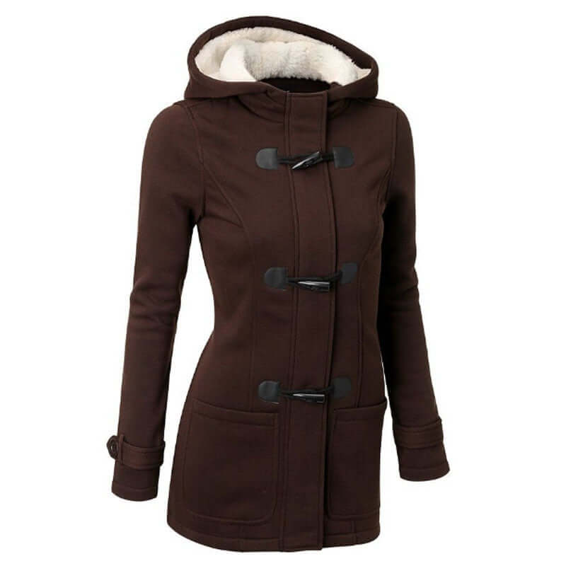 Soft Women's Fleece Hoodie Coat