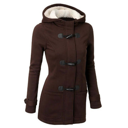 Soft Women's Fleece Hoodie Coat