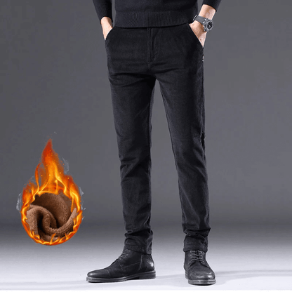 Warm Insulated Corduroy Snow Pants
