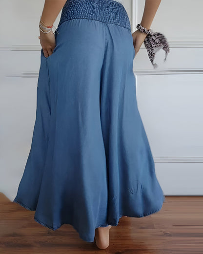 Soft Elastic Waist Pants for Women
