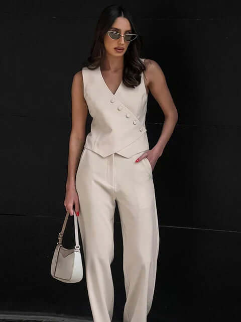 Stylish Women's Summer Two Piece Jumpsuit - Luxivelle